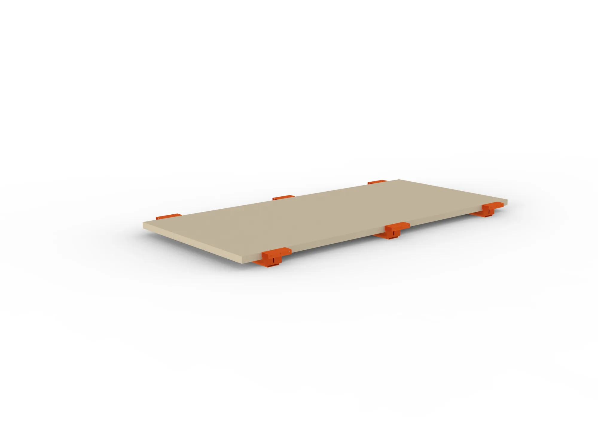 META MULTIPAL | Zusatzboden Spanplatte 38 mm | 2225 x 1100 mm | mit Tiefenauflage