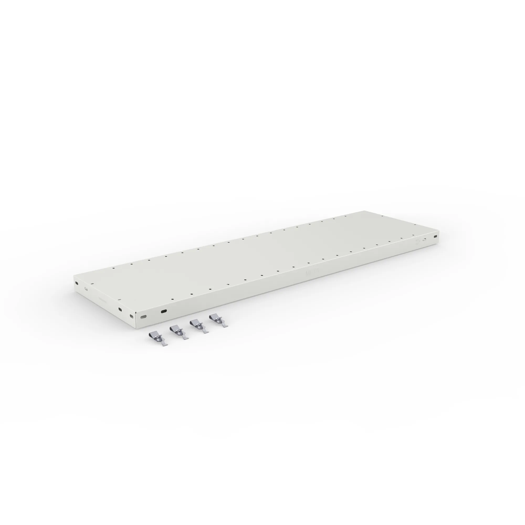 META CLIP | Zusatz-Fachboden | 1000 x 300 mm | 150 kg | RAL 7035
