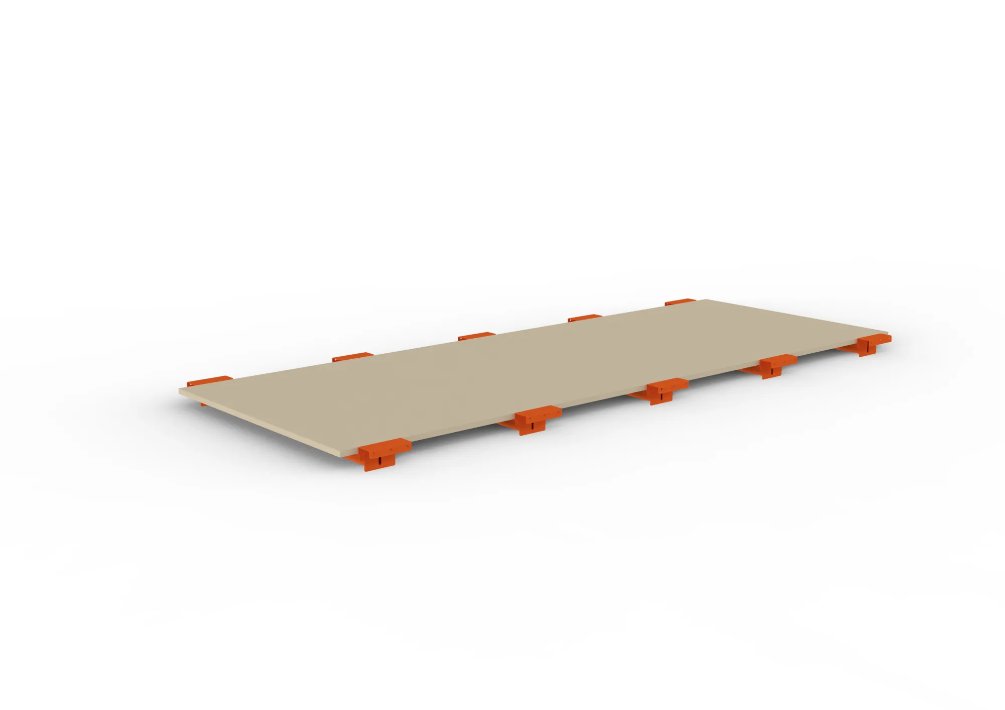 META MULTIPAL | Zusatzboden Spanplatte 19 mm | 2700 x 1100 mm | mit Tiefenauflage