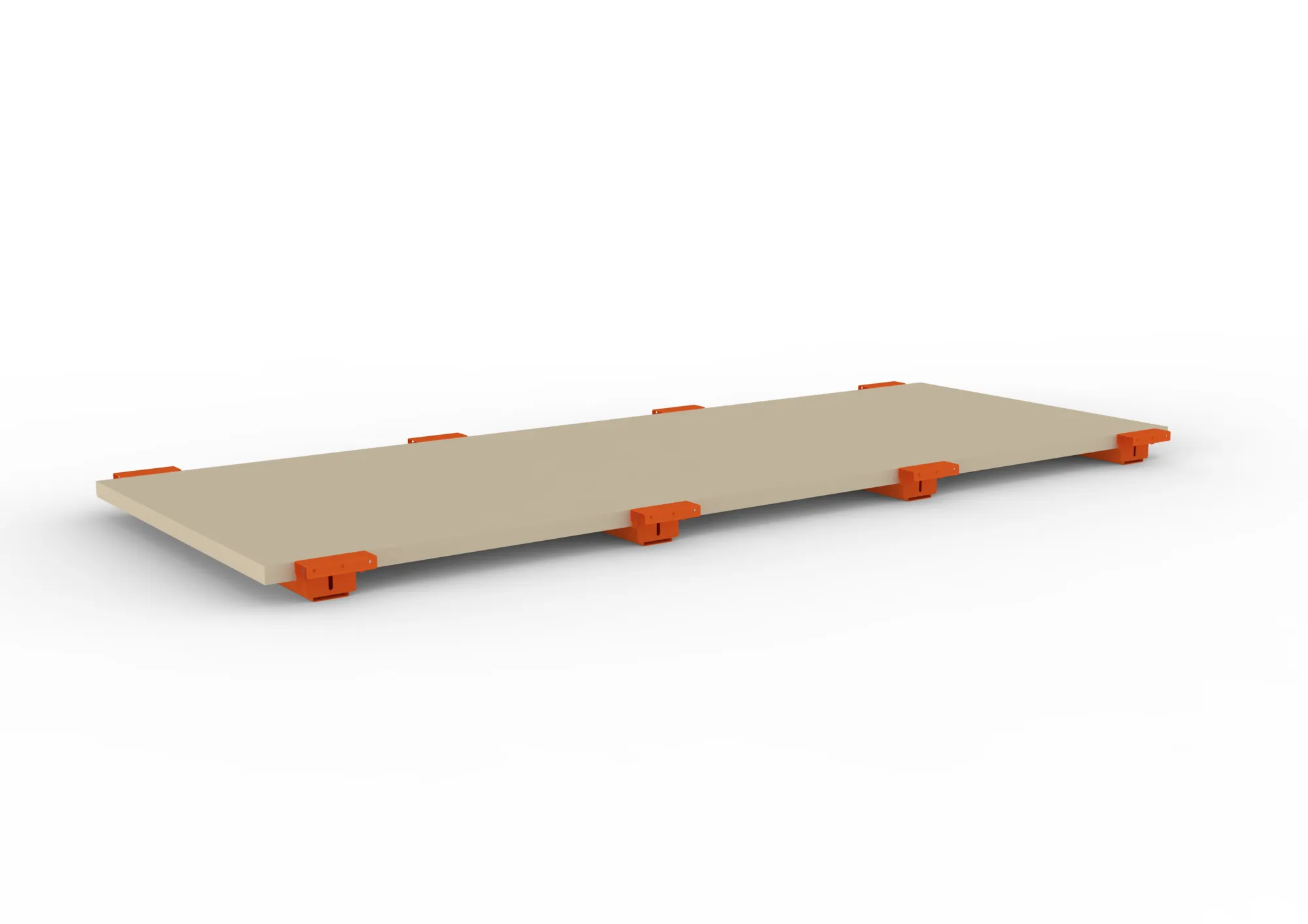 META MULTIPAL | Zusatzboden Spanplatte 38 mm | 2700 x 1100 mm | mit Tiefenauflage
