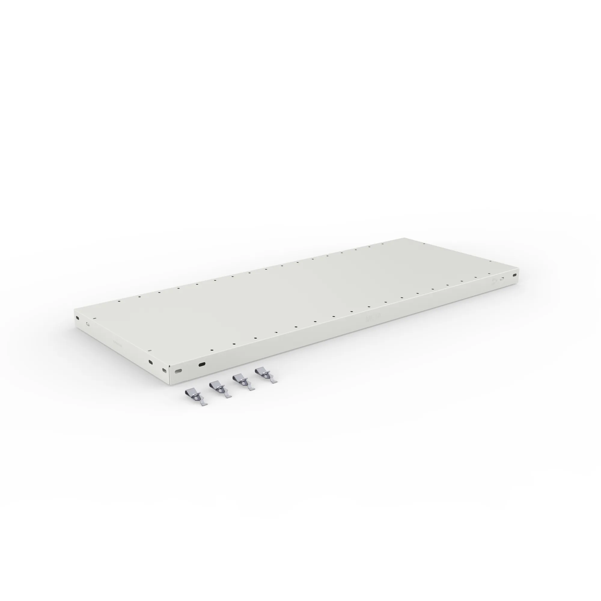 META CLIP | Zusatz-Fachboden | 1000 x 400 mm | 230 kg | RAL 7035
