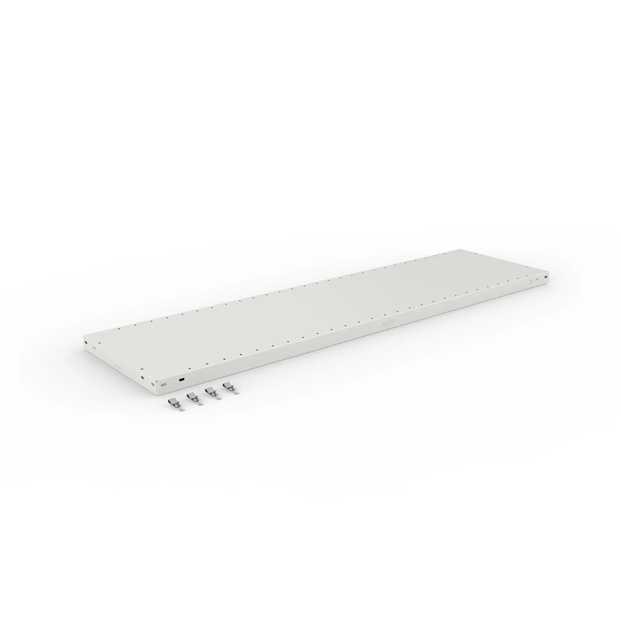 META CLIP | Zusatz-Fachboden | 1500 x 400 mm | 200 kg | RAL 7035