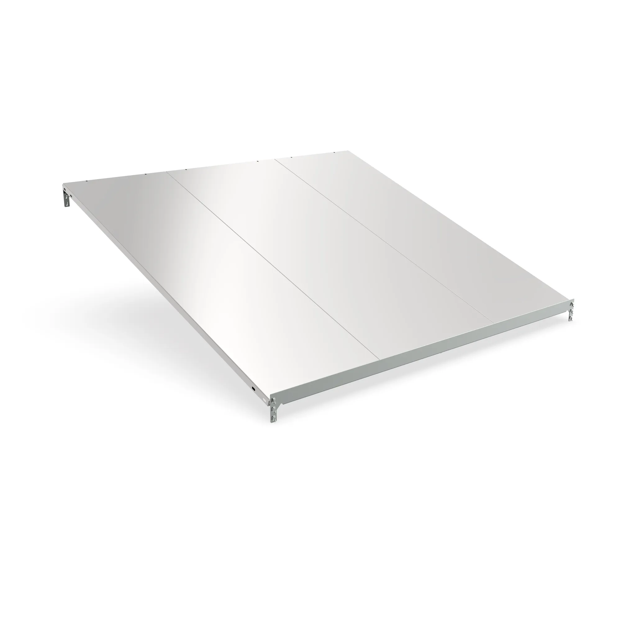 META CLIP S3 | Schrägboden-Zusatzebene | 1300 x 1225 mm | 80 kg | mit Endanschlag | verzinkt