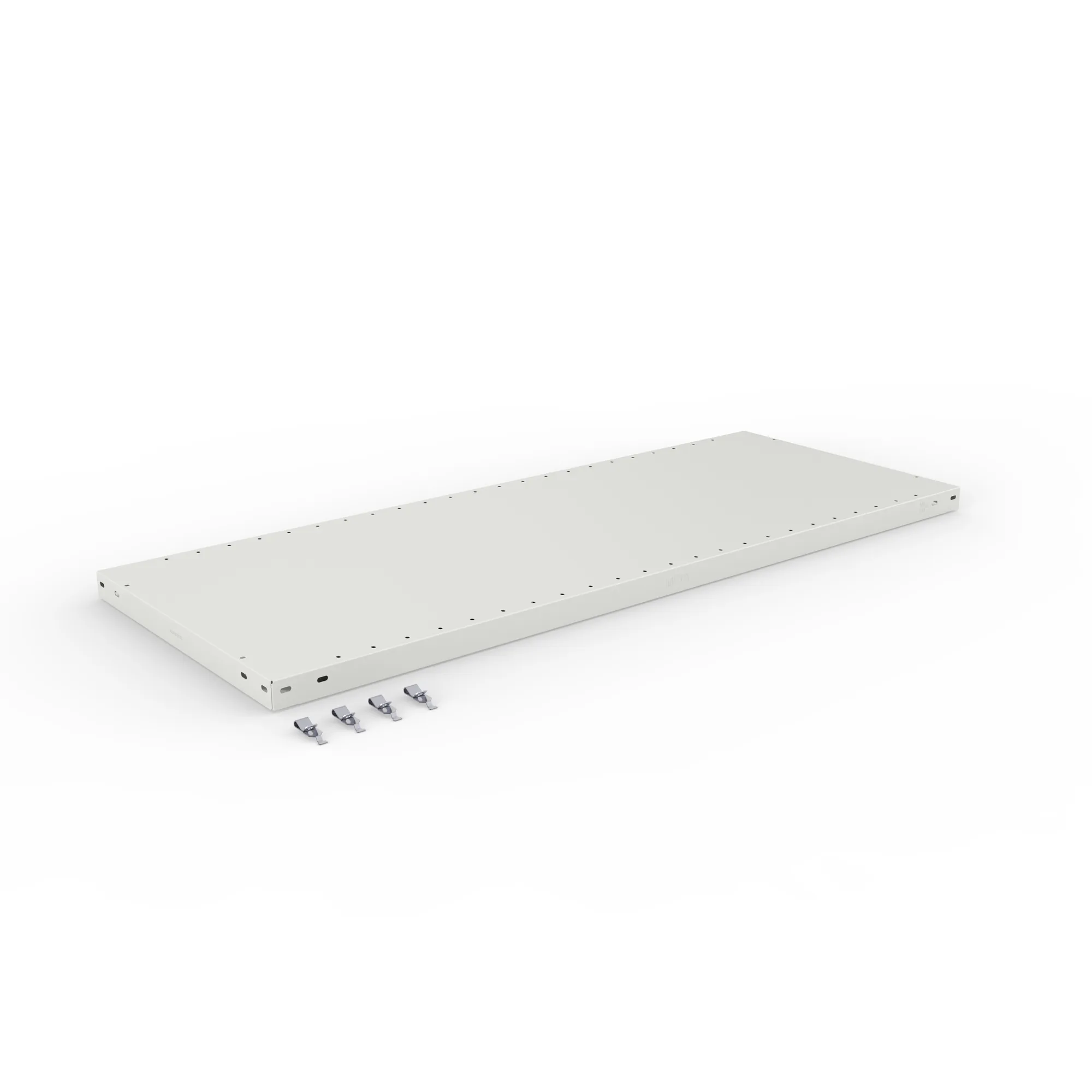 META CLIP | Zusatz-Fachboden | 1300 x 500 mm | 150 kg | RAL 7035