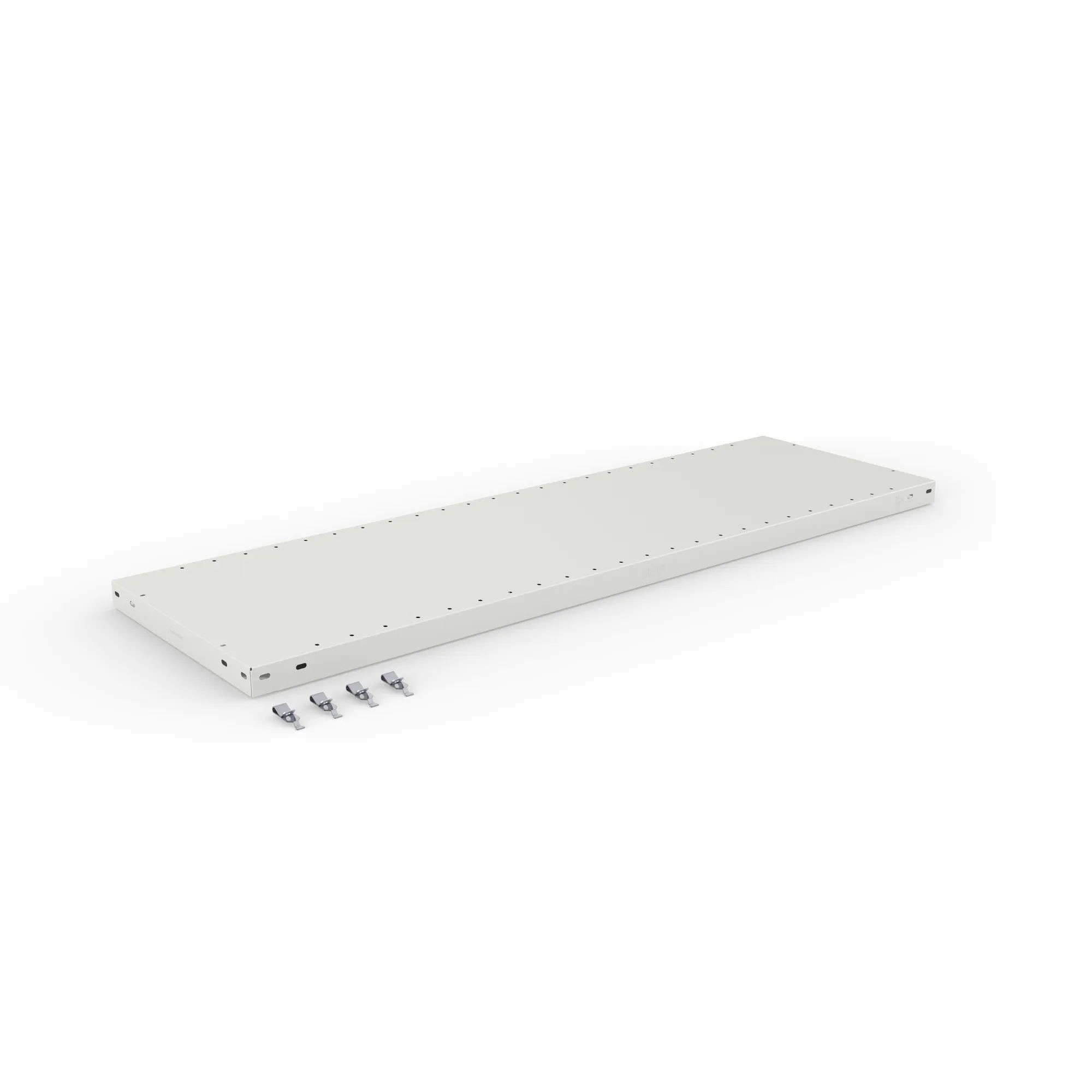 META CLIP | Zusatz-Fachboden | 1300 x 400 mm | 150 kg | RAL 7035