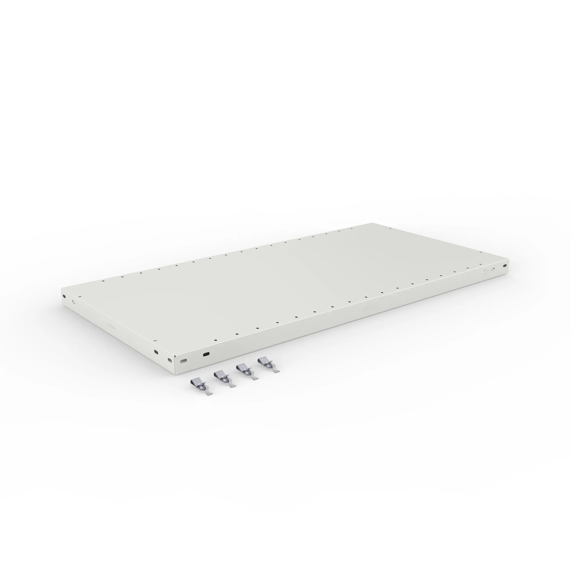 META CLIP | Zusatz-Fachboden | 1000 x 500 mm | 230 kg | RAL 7035