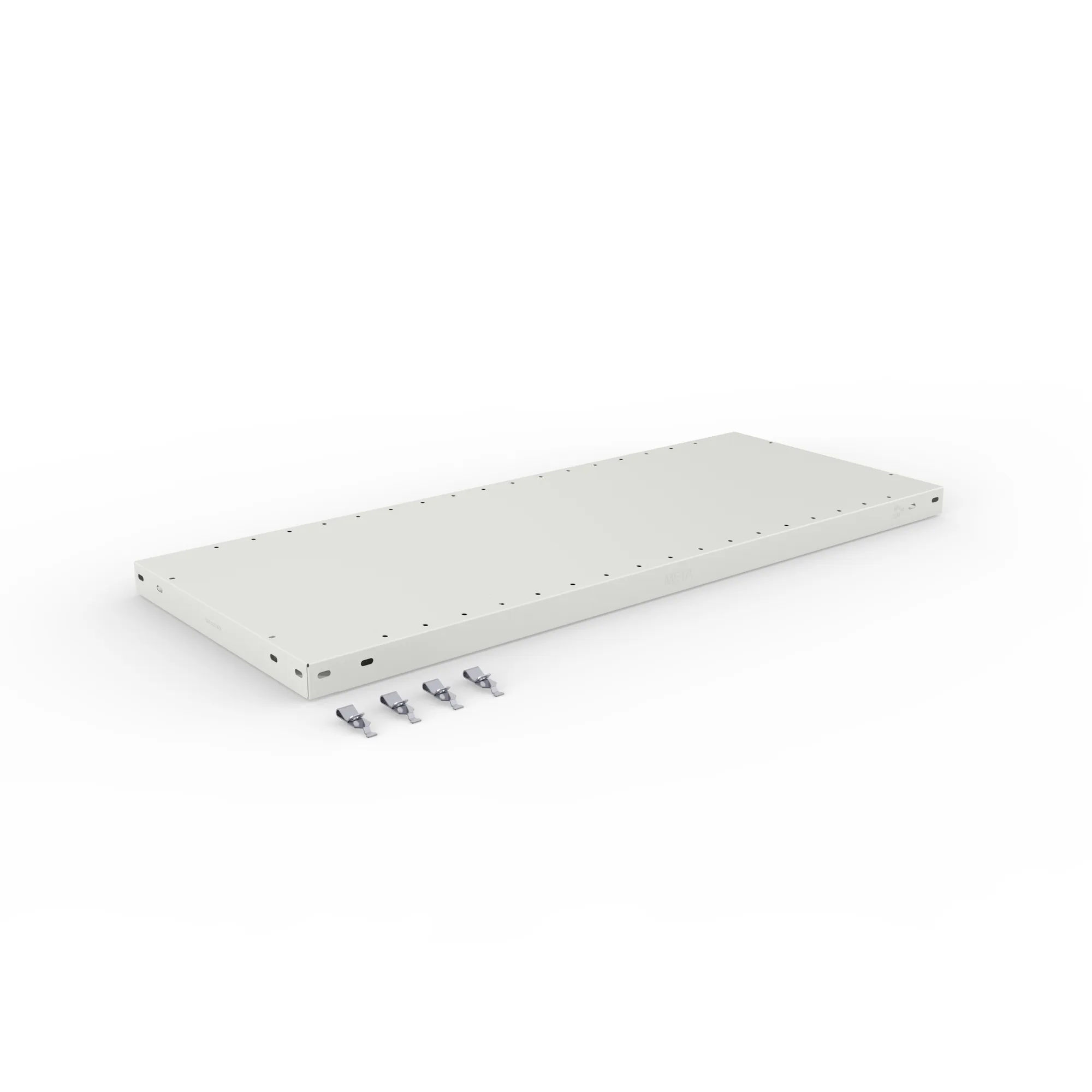 META CLIP | Zusatz-Fachboden | 1000 x 400 mm | 330 kg | RAL 7035