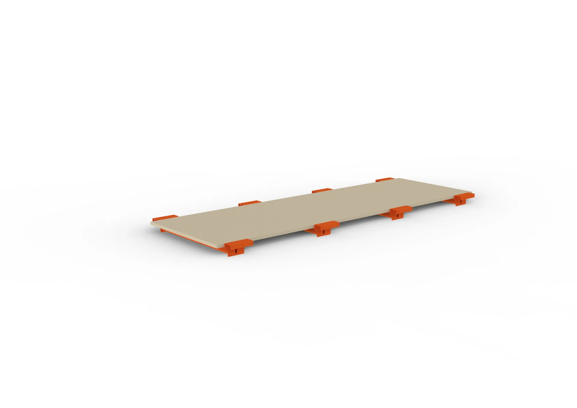 META MULTIPAL | Zusatzboden Spanplatte 19 mm | 2225 x 800 mm | mit Tiefenauflage