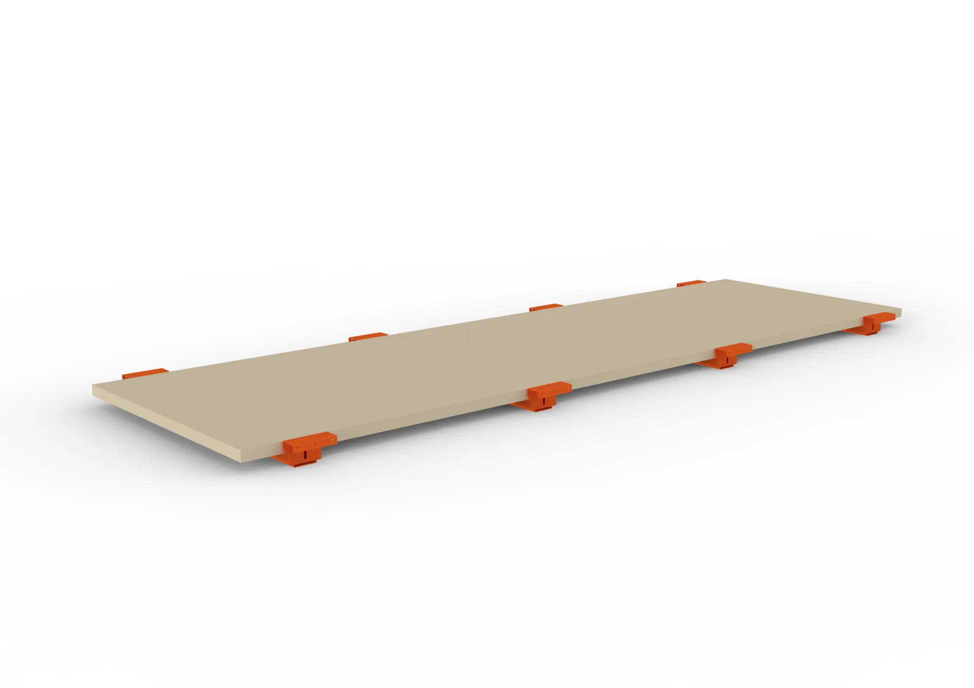 META MULTIPAL | Zusatzboden Spanplatte 38 mm | 3300 x 1100 mm | mit Tiefenauflage