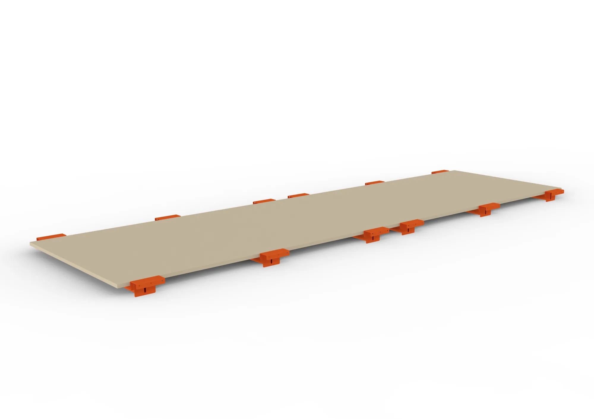 META MULTIPAL | Zusatzboden Spanplatte 19 mm | 3600 x 1100 mm | mit Tiefenauflage
