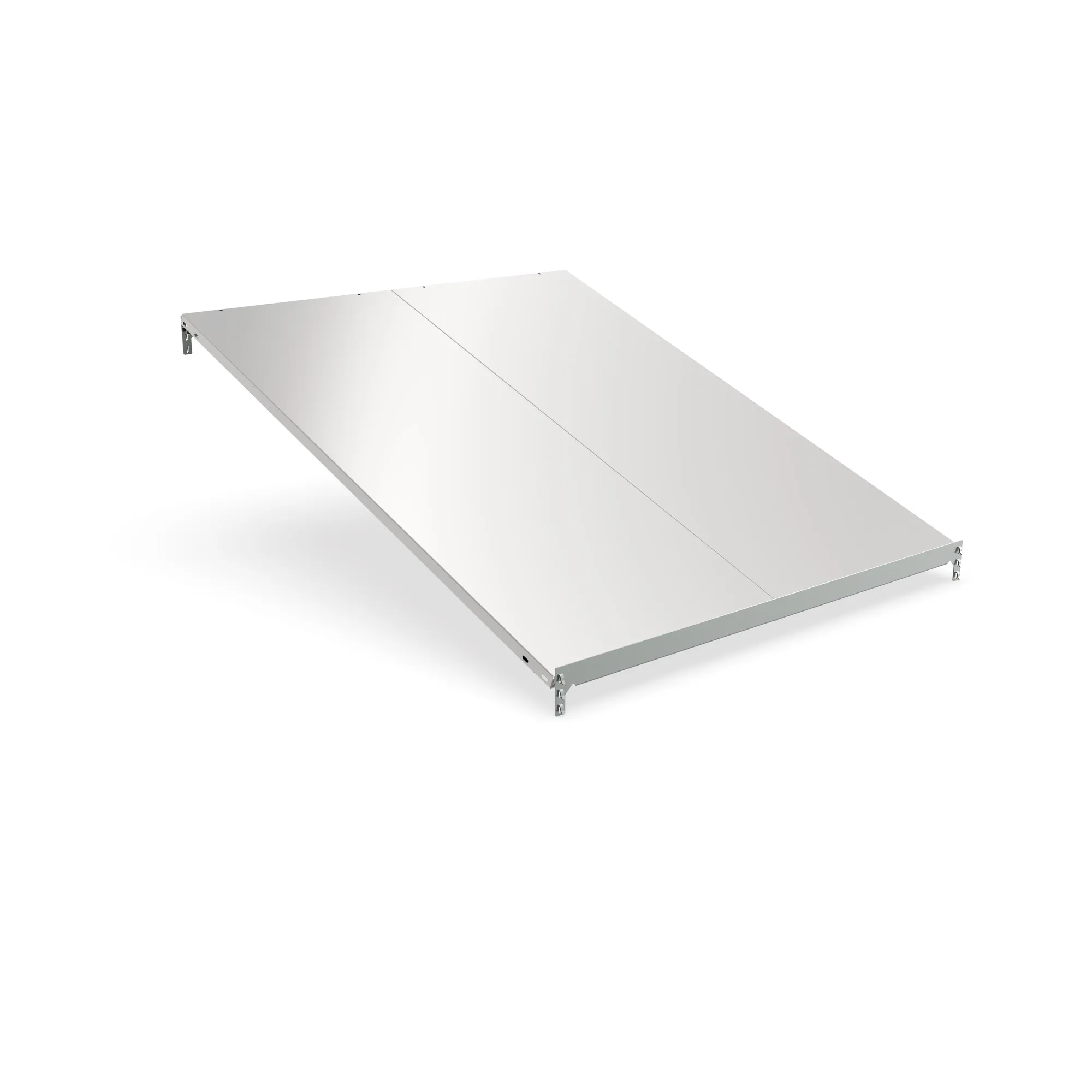 META CLIP S3 | Schrägboden-Zusatzebene | 1000 x 1225 mm | 80 kg | mit Endanschlag | verzinkt