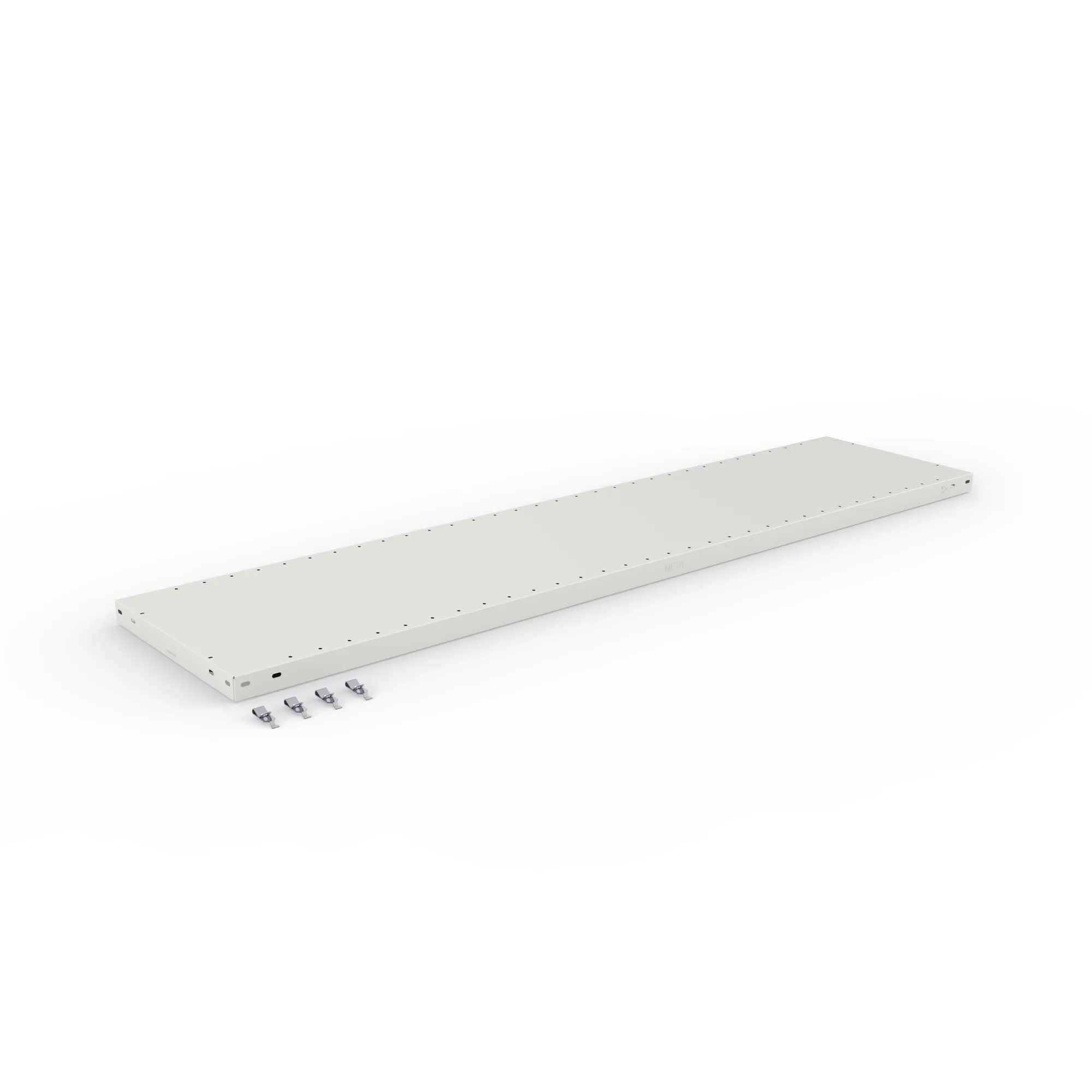META CLIP | Zusatz-Fachboden | 1700 x 400 mm | 200 kg | RAL 7035