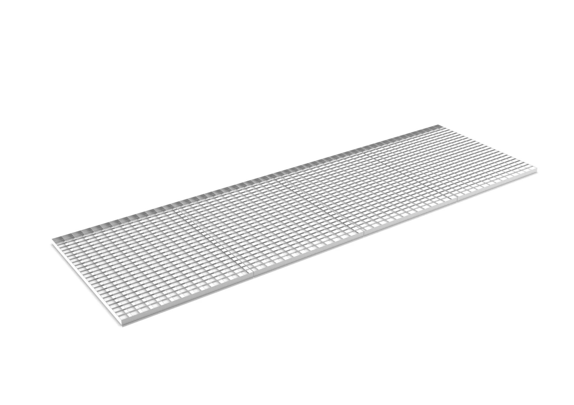 META MULTIPAL | Gitterrostboden aufgelegt | 3600 x 1100 mm | 500 kg/m² | feuerverzinkt