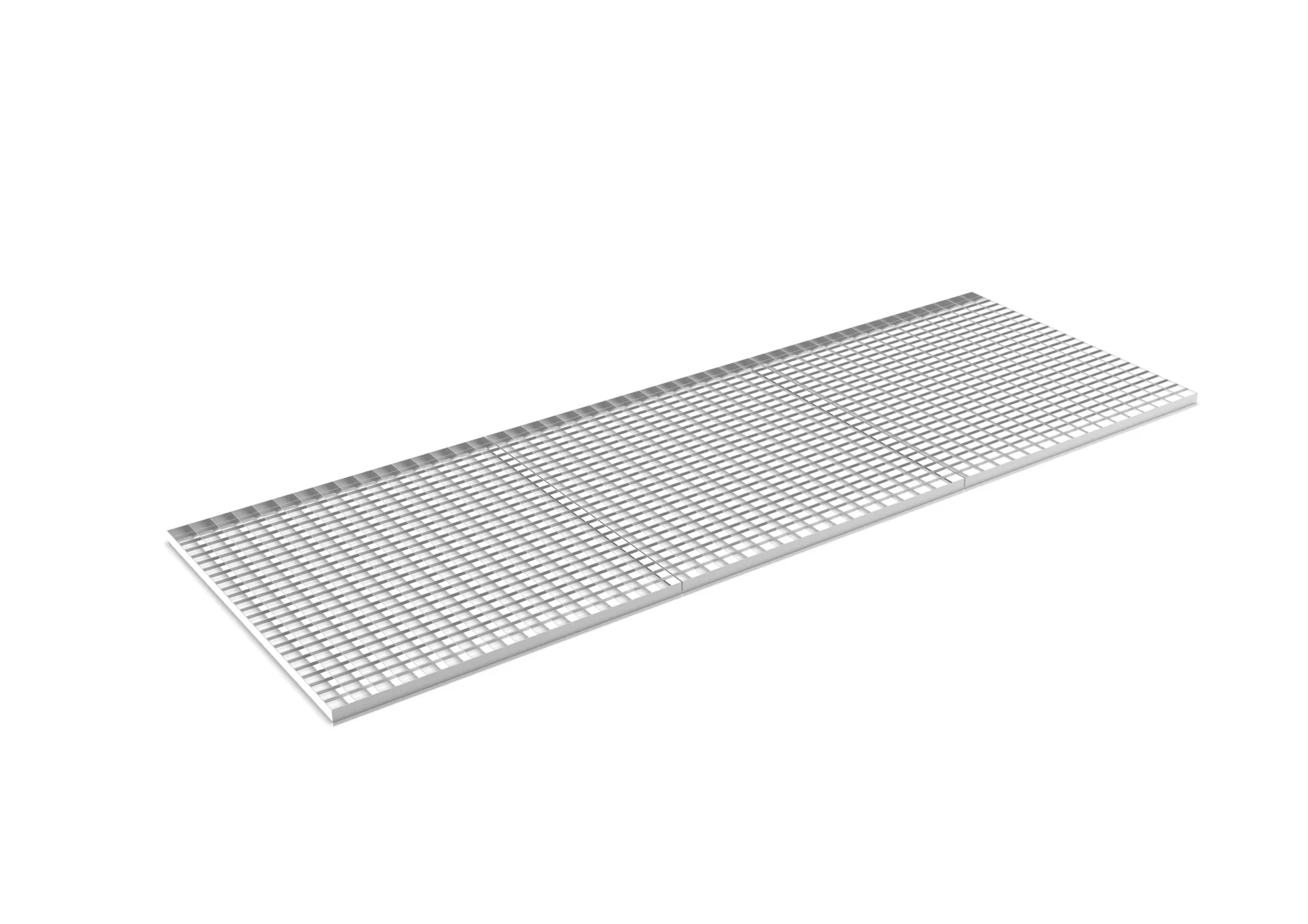 META MULTIPAL | Gitterrostboden aufgelegt | 3300 x 1100 mm | 500 kg/m² | feuerverzinkt