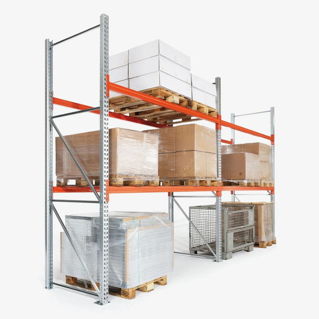 META MULTIPAL Palettenregal 2700x1100x3300 mm, 2400 kg Fachlast