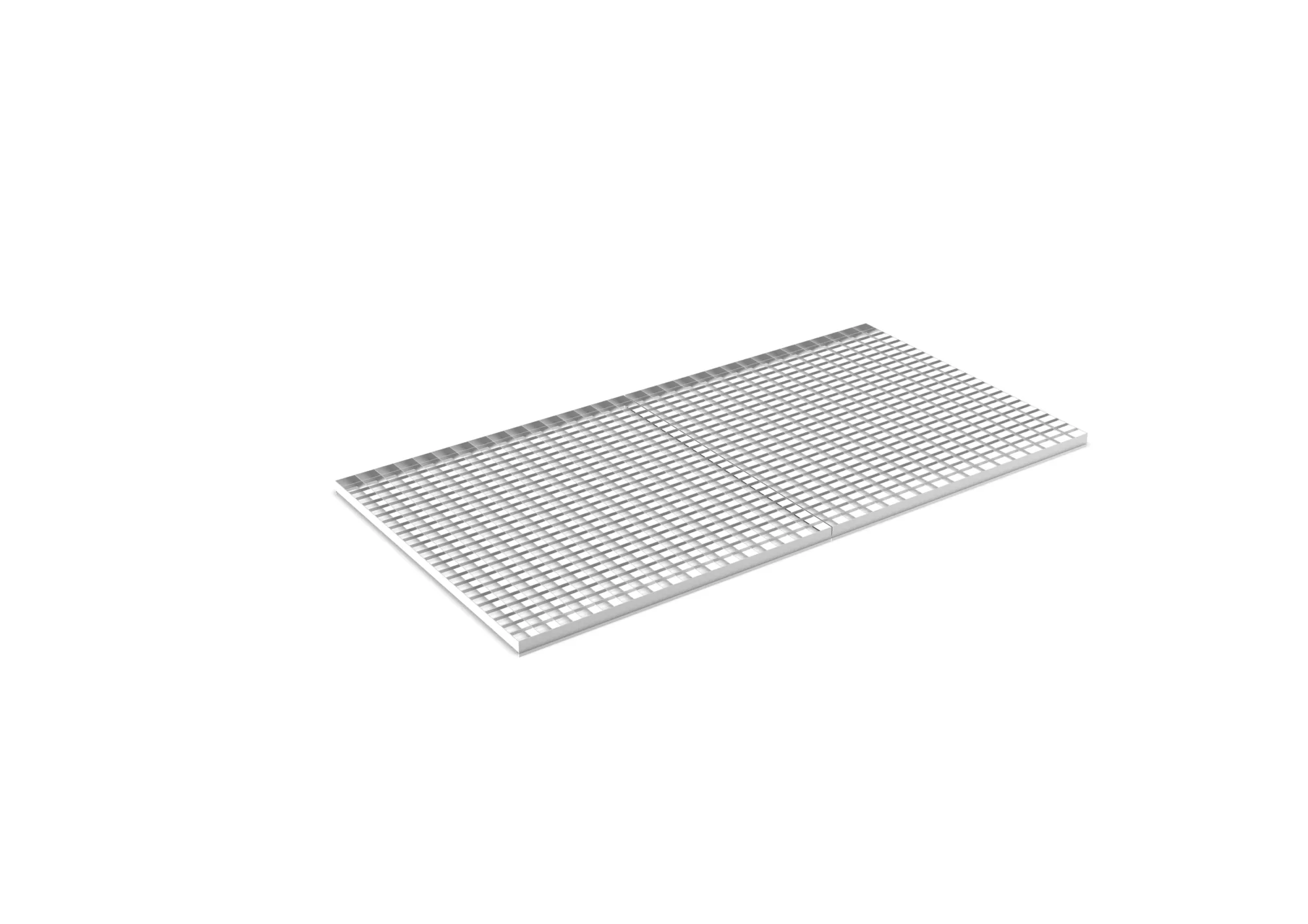 META MULTIPAL | Gitterrostboden aufgelegt | 2225 x 1100 mm | 500 kg/m² | feuerverzinkt