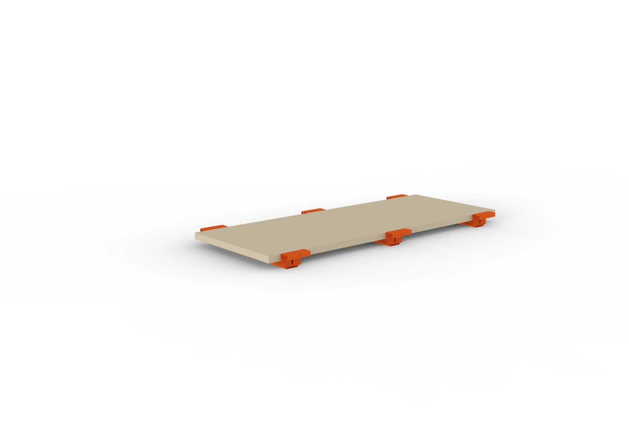 META MULTIPAL | Zusatzboden Spanplatte 38 mm | 1825 x 800 mm | mit Tiefenauflage