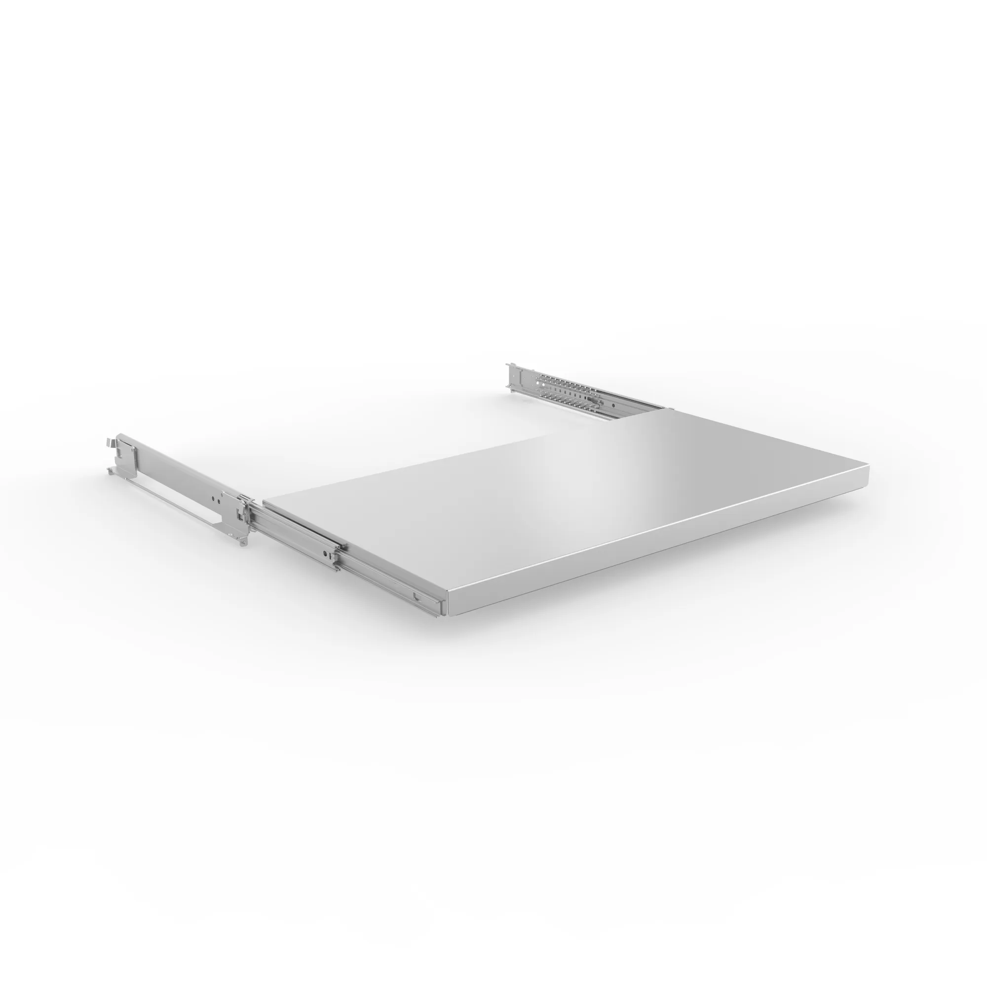 META CLIP | Fachboden ausziehbar | 1000 x 500 mm | verzinkt | inkl. Auszug