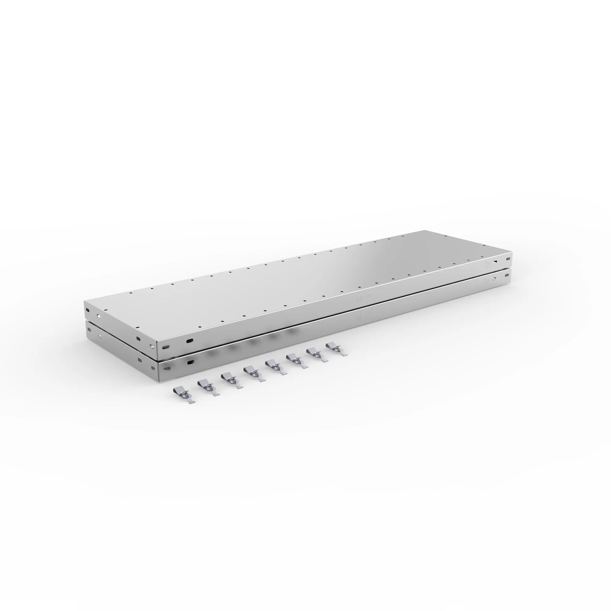 META CLIP SPLIT | Zusatz-Fachboden | 1000 x 300 mm | 230 kg | verzinkt | 2 Stück