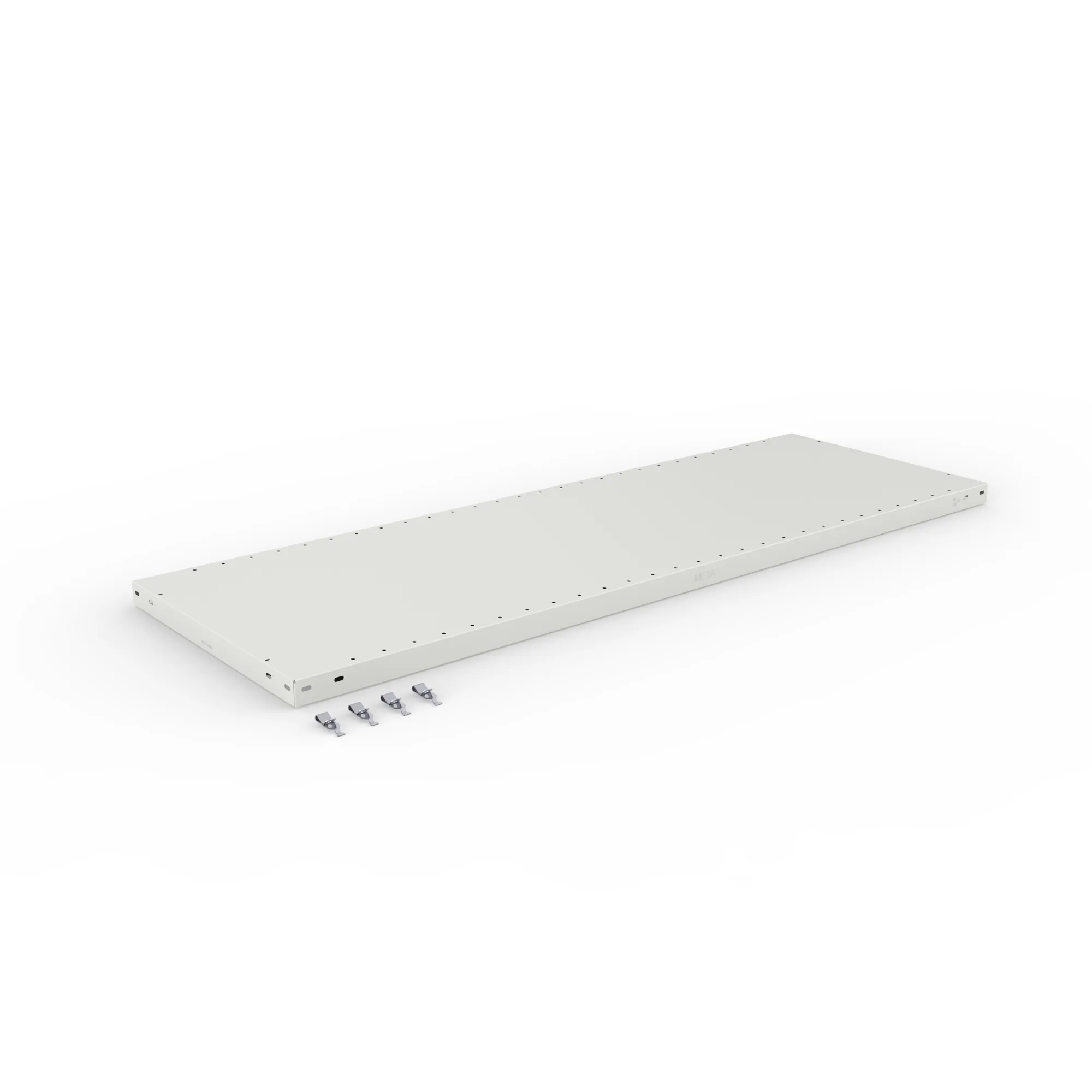 META CLIP | Zusatz-Fachboden | 1500 x 500 mm | 200 kg | RAL 7035