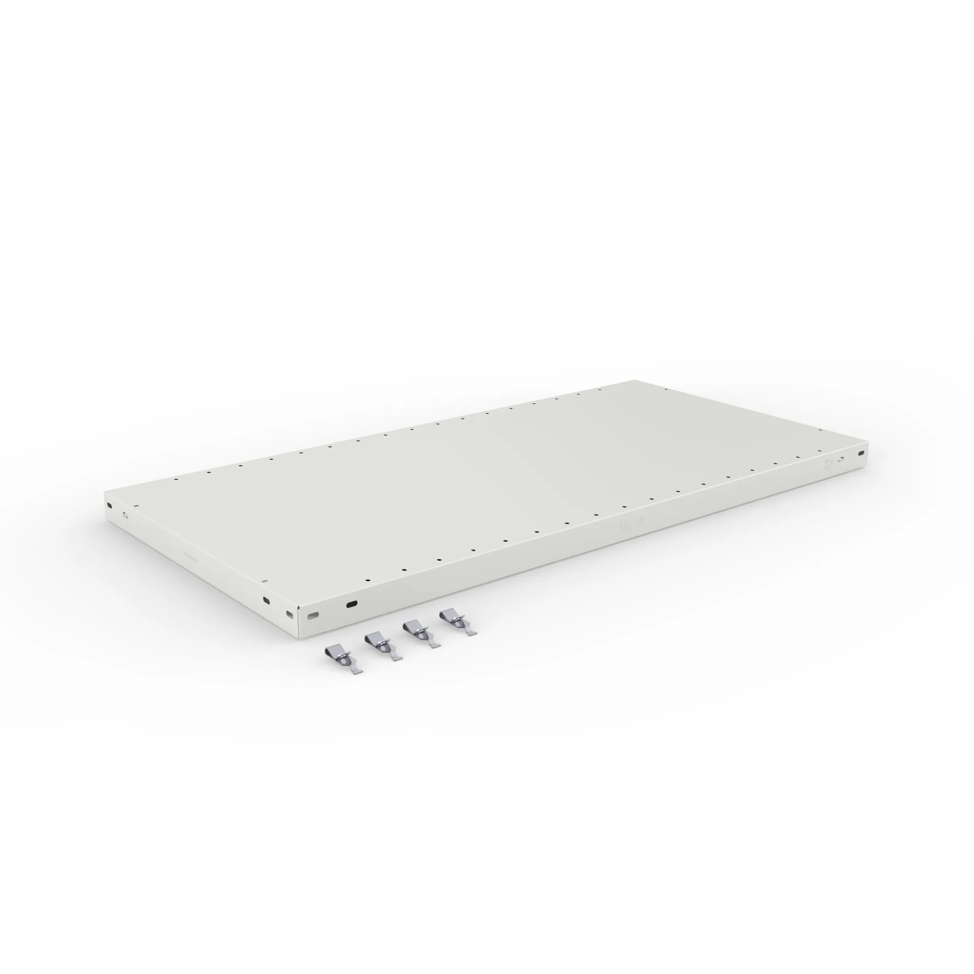 META CLIP | Zusatz-Fachboden | 1000 x 500 mm | 330 kg | RAL 7035